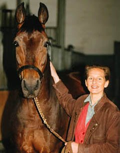 Susanne Rimkus and Florestan in 2002 :: Photo © Roz Neave