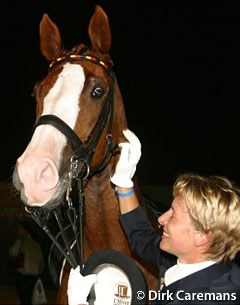 Nadine Capellmann and her 2002 World Champion Farbenfroh :: Photo © Dirk Caremans