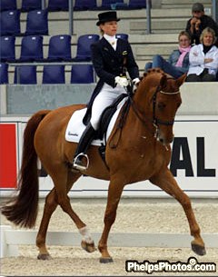 Nadine Capellmann and Bouton at the 2003 CDIO Aachen :: Photo © Astrid Appels for Phelpsphotos.com