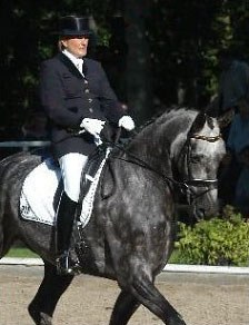 Petra Stroetmann-Epping on Wellington at the 2003 Bundeschampionate :: Photo © Photec.de