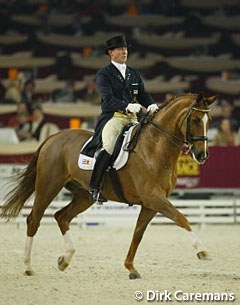 Sven Rothenberger and Barclay at the 2003 CDI-W Mechelen :: Photo © Dirk Caremans