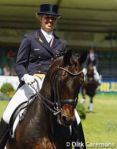 Joyce Heuitink and Berkel I Dancer at the 2003 Dutch Championships :: Photo © Dirk Caremans