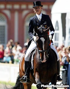 Ann Kathrin Linsenhoff aboard Dideldudeldo Punkt :: Photo © Phelpsphotos.com