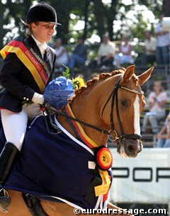 Helena Camp and Dornika win the 2004 Bundeschampionate :: Photo © Astrid Appels