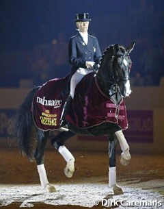 Anky van Grunsven and Salinero at the 2004 CDI-W 's Hertogenbosch :: Photo © Dirk Caremans