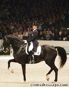 Anky van Grunsven and Salinero at the 2004 CDI-W 's Hertogenbosch :: Photo © Astrid Appels