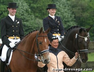 Coby van Baalen with her students Vincent van Gasselt and Wendy Fokker