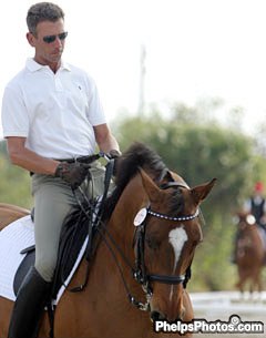 Oded Shimoni and Falco at the 2004 Palm Beach Dressage Derby :: Photo © Phelpsphotos.com