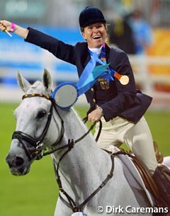 Bettina Hoy on Ringwood Cuckatoo at the 2004 Olympic Games :: Photo © Dirk Caremans