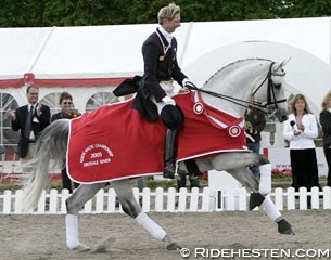 Patrik Kittel and Heslegards Rubin win the 2005 Nordic Baltic Championships in Aarhus, Denmark :: Photo © Ridehesten