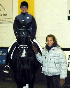 Beatriz Ferrer-Salat and Josephine Eley on Nibeley Union Jack