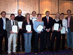 Award ceremony of the 2005 British Groom Awards