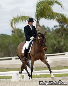 William "Bill" McMullin on Leiden at the 2005 Palm Beach Dressage Derby :: Photo © Phelpsphotos.com