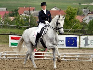 Alexandra Slanec, winner of the Prix St Georges