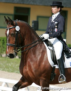 Constance Menard and Lianca at the 2006 CDIO Saumur :: Photo © Astrid Appels