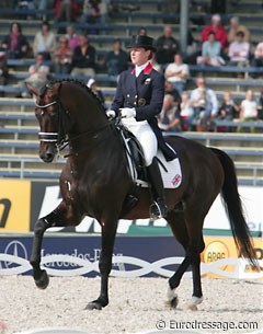 Emma Hindle and Lancet at the 2006 World Equestrian Games :: Photo © Astrid Appels