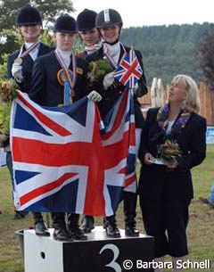 The bronze medal winning British team