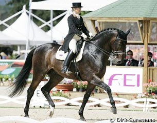 Tatiana Miloserdova and Wat a Feeling at the 2007 European Championships in Turin :: Photo © Dirk Caremans