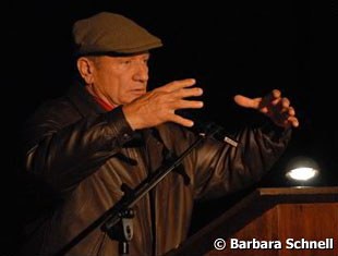 Monty Roberts at the 2007 Global Dressage Forum :: Photo © Barbara Schnell