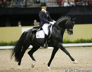 Edward Gal and Gribaldi at the 2007 World Cup Finals :: Photo © Dirk Caremans