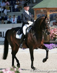 Louise Natthorst and Isidor at the 2008 CDIO Aachen :: Photo © Astrid Appels