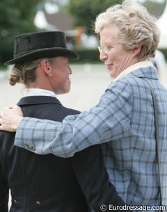 Isabell Werth and her sponsor Madeleine Winter-Schulze :: Photo © Astrid Appels