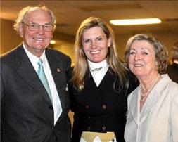 Ian and Moreen Nicoll with their daughter Ashley Holzer-Nicoll :: Photo © Cealy Tetley
