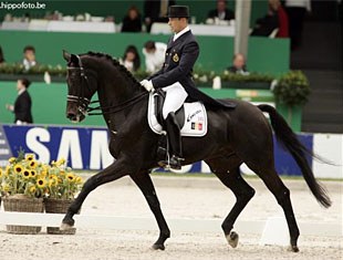 Jeroen Devroe and Paganini at the 2008 CDI De Steeg :: Photo © Dirk Caremans