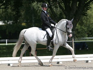 Belgian Jorinde Verwimp and Tonkawa SD at the 2008 European Pony Championships :: Photo © Astrid Appels