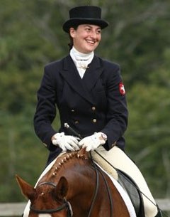 Ireland based dressage rider Sorrell Tsaibu Klatzko