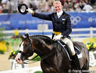 Jan Brink and Briar at the 2008 Olympic Games