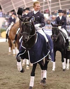 Heath Ryan and Regardez Moi in the winner's circle