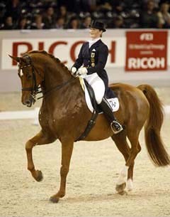 Isabell Werth and Warum Nicht FRH at the 2008 World Cup Finals :: Photo © Jacob Melissen