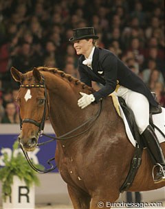 Isabell Werth and Warum Nicht at the 2008 World Cup Finals :: Photo © Astrid Appels