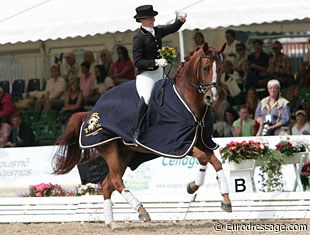 Jessica Süss and Diamantenbörse win the 6-year old qualifier :: Photo © Astrid Appels