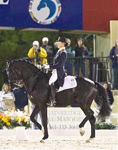 Anky van Grunsven and Painted Black win in Wellington