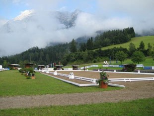 The show ring at the 2008 CDI Fritzens :: Photo © Cees Slings