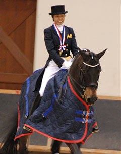 Tomoko Nakamura on Rafael at the 2008 CDI Miki