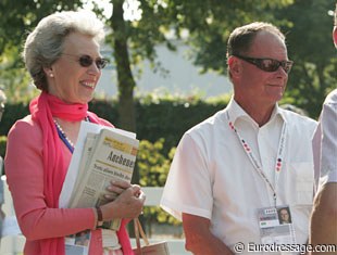 HRH Princess Benedikte of Denmark and Ulf Helgstrand, president of the Danish Equestrian Federation :: Photo © Astrid Appels