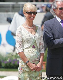 Anne Gribbons officiating as judge at the 2009 CDIO Aachen :: Photo © Astrid Appels