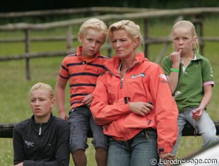 The Fokker family watching some tests.