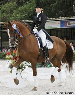 Bergstrom Kallstrom and Garcia at the 2009 European Junior and Young Riders Championships :: Photo © Dirk Caremans