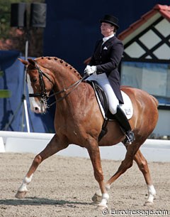 Maria Eriksson on Galliano at the 2009 CDI Hagen :: Photo © Astrid Appels