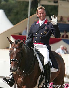 Carl Hester and Liebling II, always a favourite of the Brits
