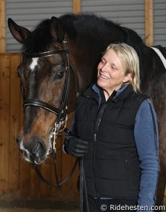 Lotte Vagner with Tannenhof's Solero TSF :: Photo © Ridehesten.com