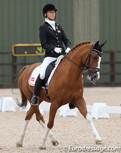 Anne Fabricius Tange and Tim at the 2010 European Pony Championships :: Photo © Astrid Appels