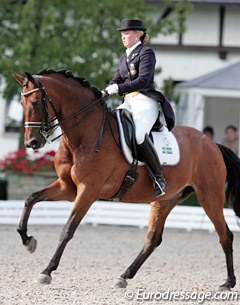 Johanna Due Boje and Brownie at the 2010 European Young Riders Championships :: Photo © Astrid Appels