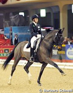 Meagan Davis and Bentley at the 2010 Young Riders World Cup Finals :: Photo © Barbara Schnell