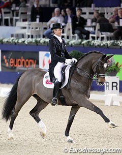 Edward Gal and Sisther de Jeu win at the 2010 CDI-W Mechelen :: Photo © Astrid Appels