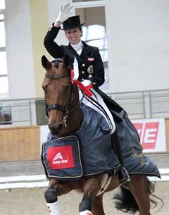 Astrid Neumayer and Everglade at the 2010 CDI Stadl Paura :: Photo © Georg Krammer